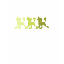 Triple trotting Crested t-shirts