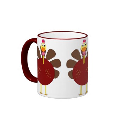 Triple Turkey Thanksgiving Coffee Mug by zeena2