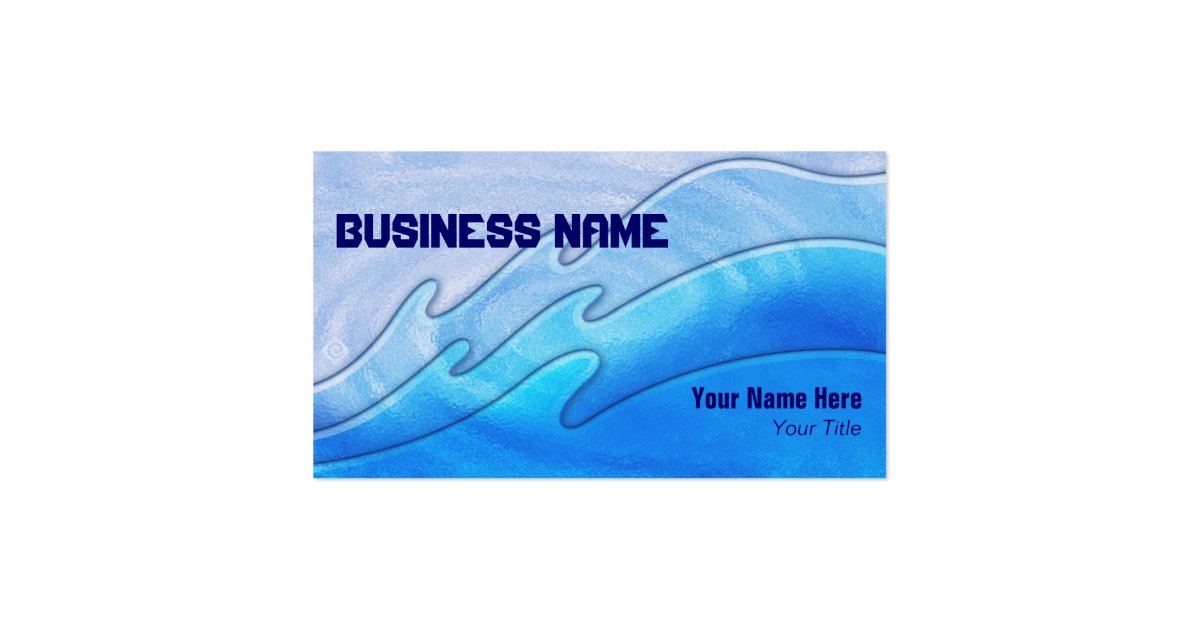 triple waves ~ bc business card | Zazzle triple waves ~ bc business card | Zazzle
