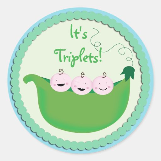 Triplet Cupcake Toppers & Stickers