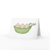 Triplet Peas in a Pod cards