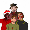 Triplet Zombie Distrubia Ornament photo sculptures by Capt_Bligh1 Triplet Zombie Distrubia Ornament photo sculptures