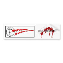 Triplet Zombie Disturbia Bumper Sticker bumper stickers
