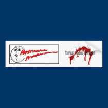Triplet Zombie Disturbia Bumper Sticker bumper stickers