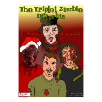 Triplet Zombie Disturbia Poster posters