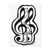 TripleTreble postcards