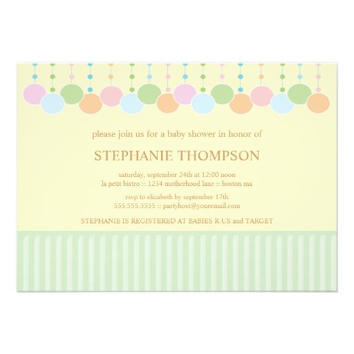 TRIPLETS Baby Shower Invitation