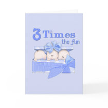 Triplets Greeting Cards