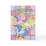Triplets, Congratulations Birth Of Triplets - Thre cards