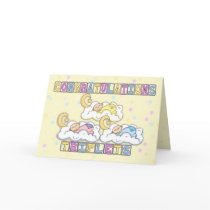 Triplets, Congratulations Birth Of Triplets - Thre Greeting Card
