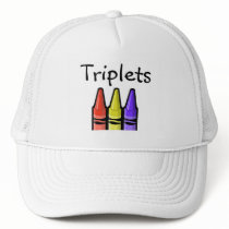 Triplets (Crayons) hats