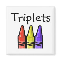Triplets (Crayons) magnets