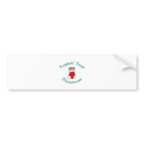 Triplets First Christmas bumper stickers