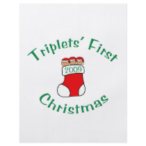 Triplets First Christmas Custom Flyer