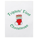 Triplets First Christmas Custom Flyer