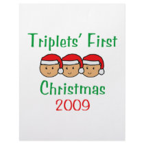 Triplets First Christmas letterhead