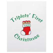 Triplets First Christmas letterhead