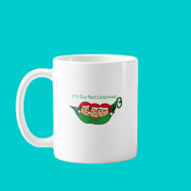 Triplets First Christmas mugs