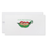 Triplets First Christmas Picture Card