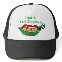Triplets First Christmas - Pod 2008 Trucker Hats