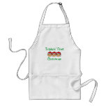 Triplets First Christmas - Santa Hats (no date) Aprons