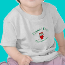 Triplets First Christmas t-shirts