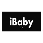 Triplets iBABY x3 Photo Card Template