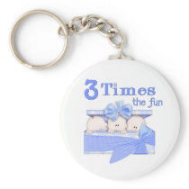 Triplets Key Chain