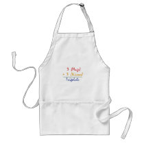 Triplets Math aprons by Scrappintwins Triplets Math aprons