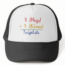 Triplets Math hats