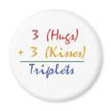 Triplets Math magnets