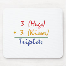 Triplets Math mousepads