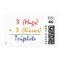 Triplets Math postage