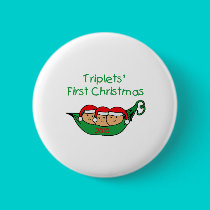 Triplets Pod Ornament 2010 buttons