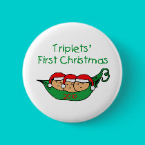 Triplets Pod Ornament 2010 buttons