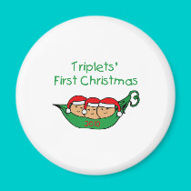 Triplets Pod Ornament 2010 magnets