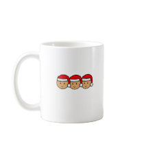 Triplets Santa Hat Graphic mugs