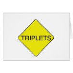 Triplets Sign cards