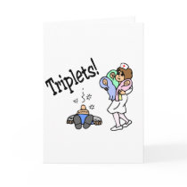 Triplets (Unisex) Greeting Card
