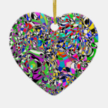 TRIPPED OUT COLORS ORNAMENT