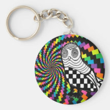 Trippin Owl Key Chain
