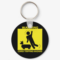 Tripping Hazard - Corgi keychains