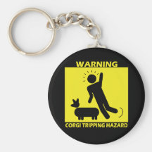 Tripping Hazard - Corgi Keychains