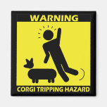 Tripping Hazard - Corgi Magnet