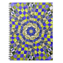 Trippy Algae Quilt Feb 2013 Spiral Note Books