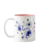 trippy flower bubbles mugs