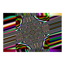 trippy fractal square posters by Plasmator trippy fractal square posters