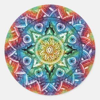 Trippy Mandala Sticker