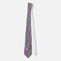 Trippy Peace Sign necktie