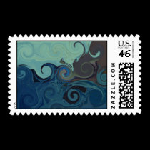Trippy Postage Stamp stamps